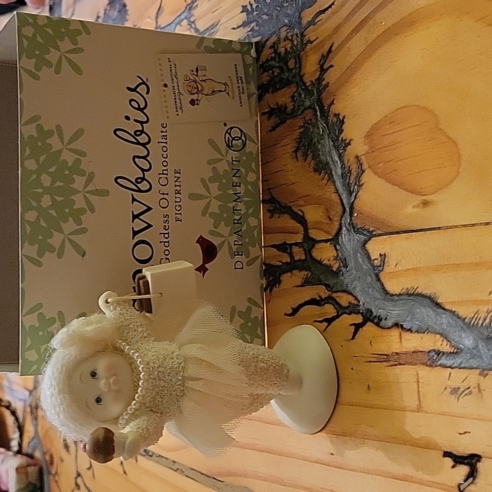 Snowballed Goddess of Chocolate Figurine